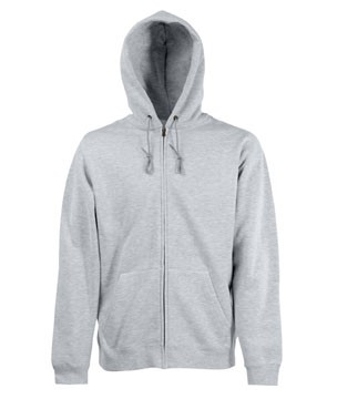 Fruit of the Loom Zip Through Hooded Sweat (graumeliert) 27,37 �