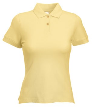 Fruit of the Loom Lady-Fit Polo (pastellgelb) 9,90 �