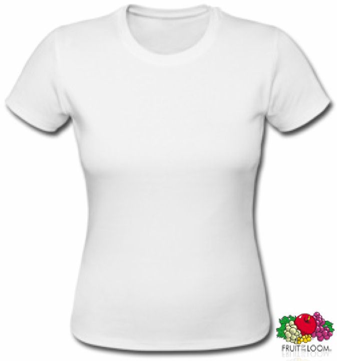 Fruit of the Loom Ladys-Shirt (weiss) 11,66 �